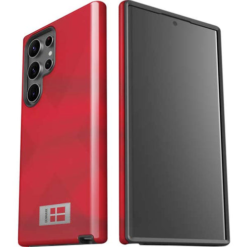 Denmark Soccer Flag Galaxy S23 Ultra Pro Case